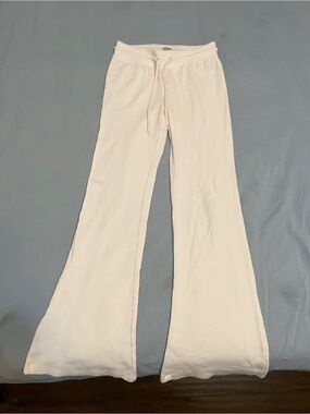aritzia waffle flare pants
